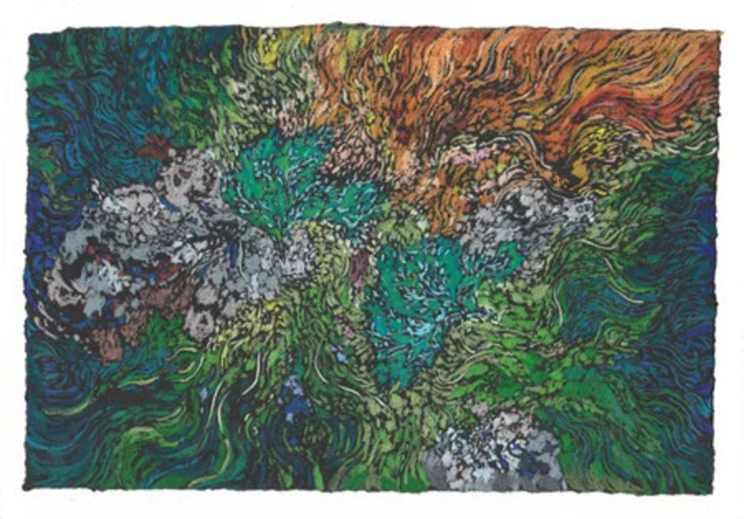 Moving Slowly With Nature by Octavia Madden, detail 1