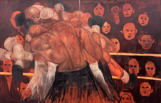 Final Bow (Wardley Vs Dubois Pentimento) by Gio Botto, original painting