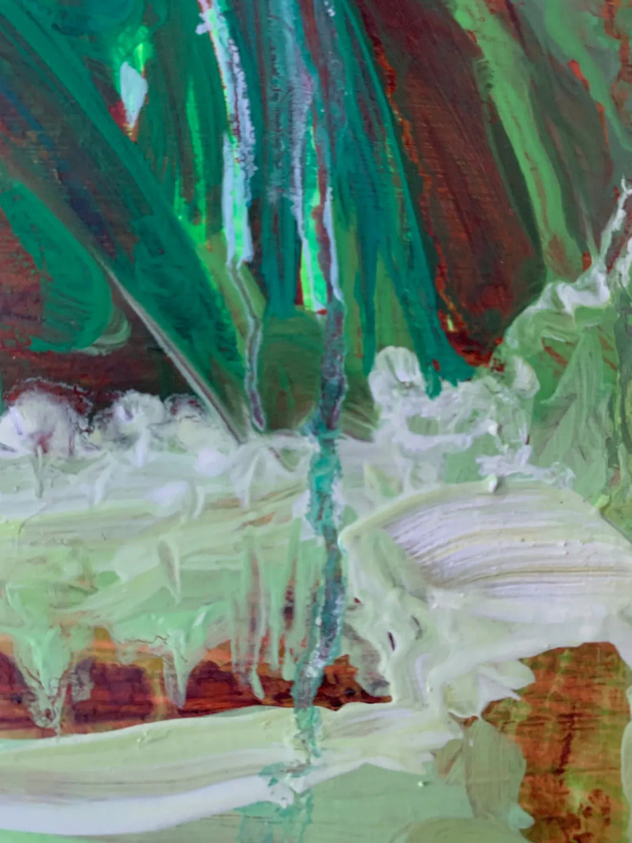 Study in Green 2 by Helen Latham, detail 1