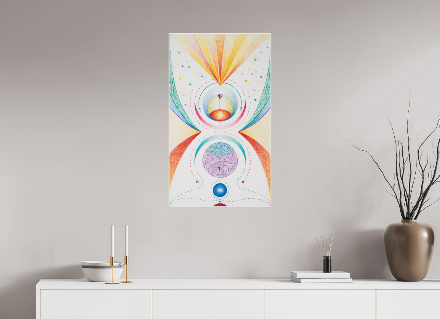 50 x 85.4 cm, TIA VI, the lovers