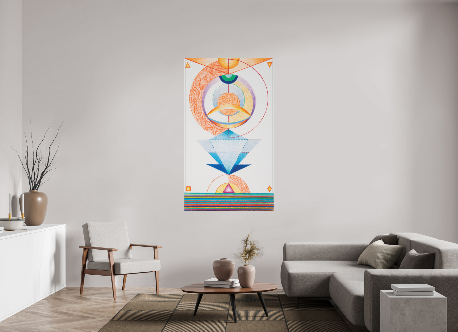 100 x 169.8 cm, TIA X, The Wheel Of Fortune