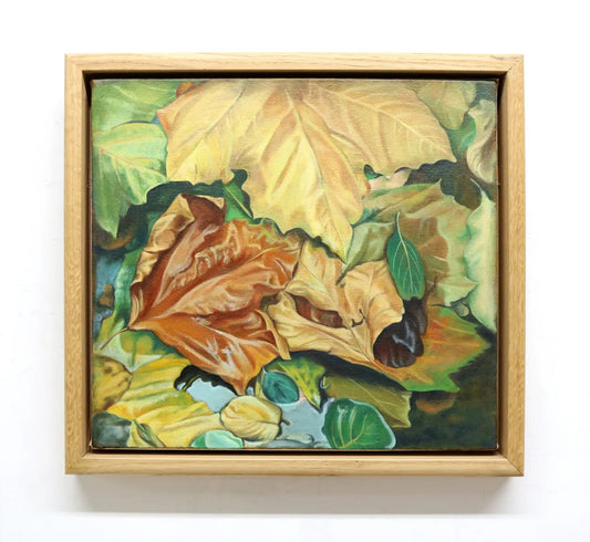 Small Leaves 1 by Emiko Aida, original painting