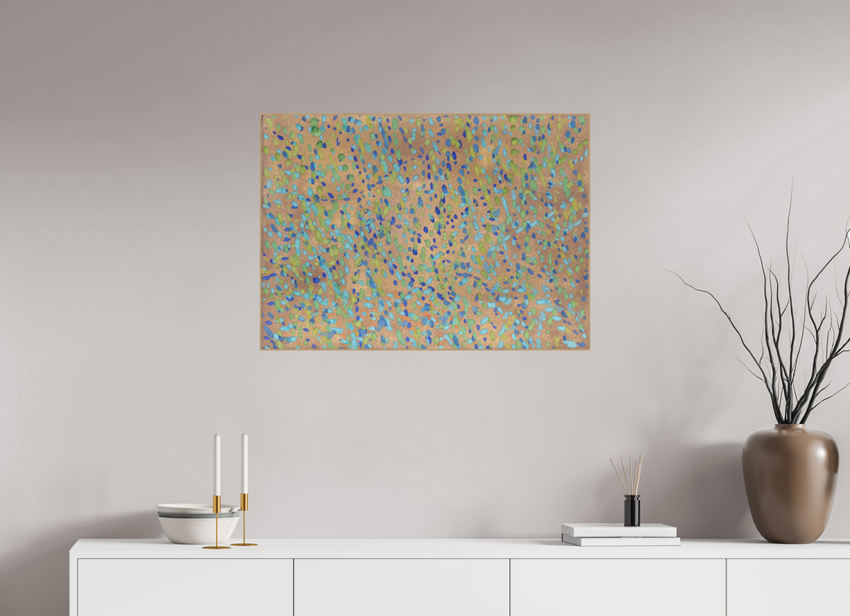 83.8 x 60 cm, PIGMENT ARTBOX NATURAL OAK Rush Scene I