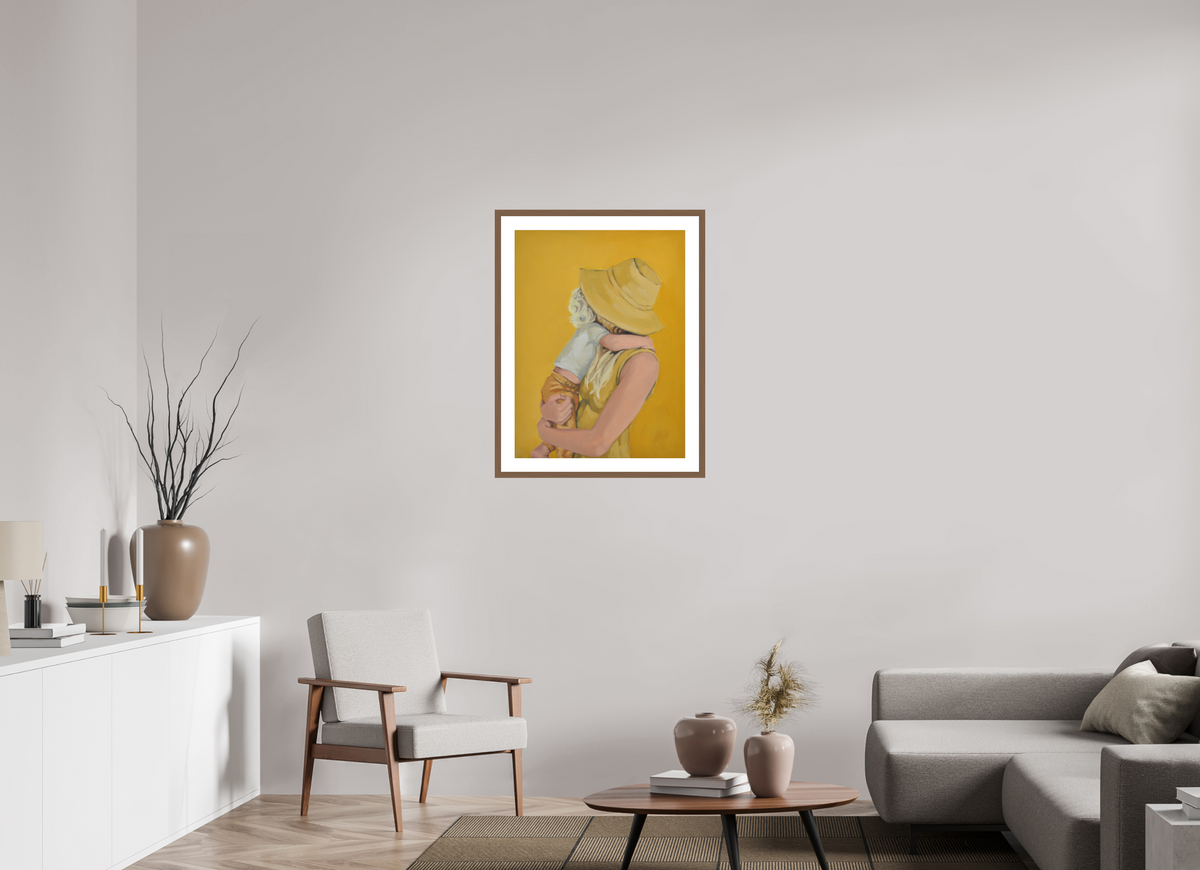 60 x 80 cm, PIGMENT FRAMED WALNUT My Sunshine