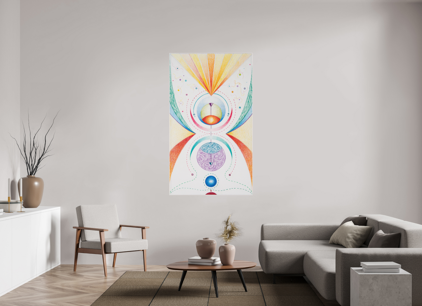 100 x 170.8 cm, TIA VI, the lovers