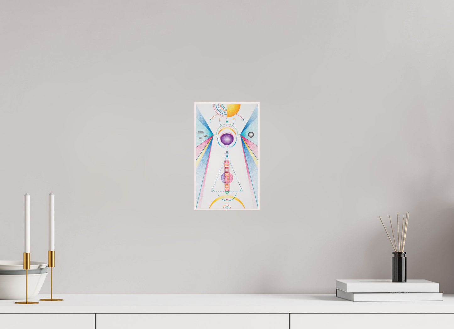15 x 25.3 cm, TIA II, The High Priestess