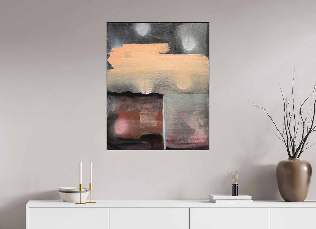 70 x 87.3 cm, PIGMENT ARTBOX BLACK OAK Small Infinities (VI.)