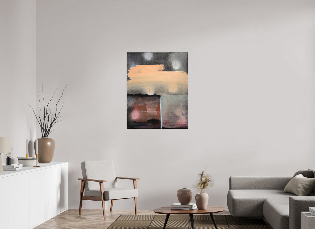 80 x 99.8 cm, PIGMENT ARTBOX BLACK OAK Small Infinities (VI.)