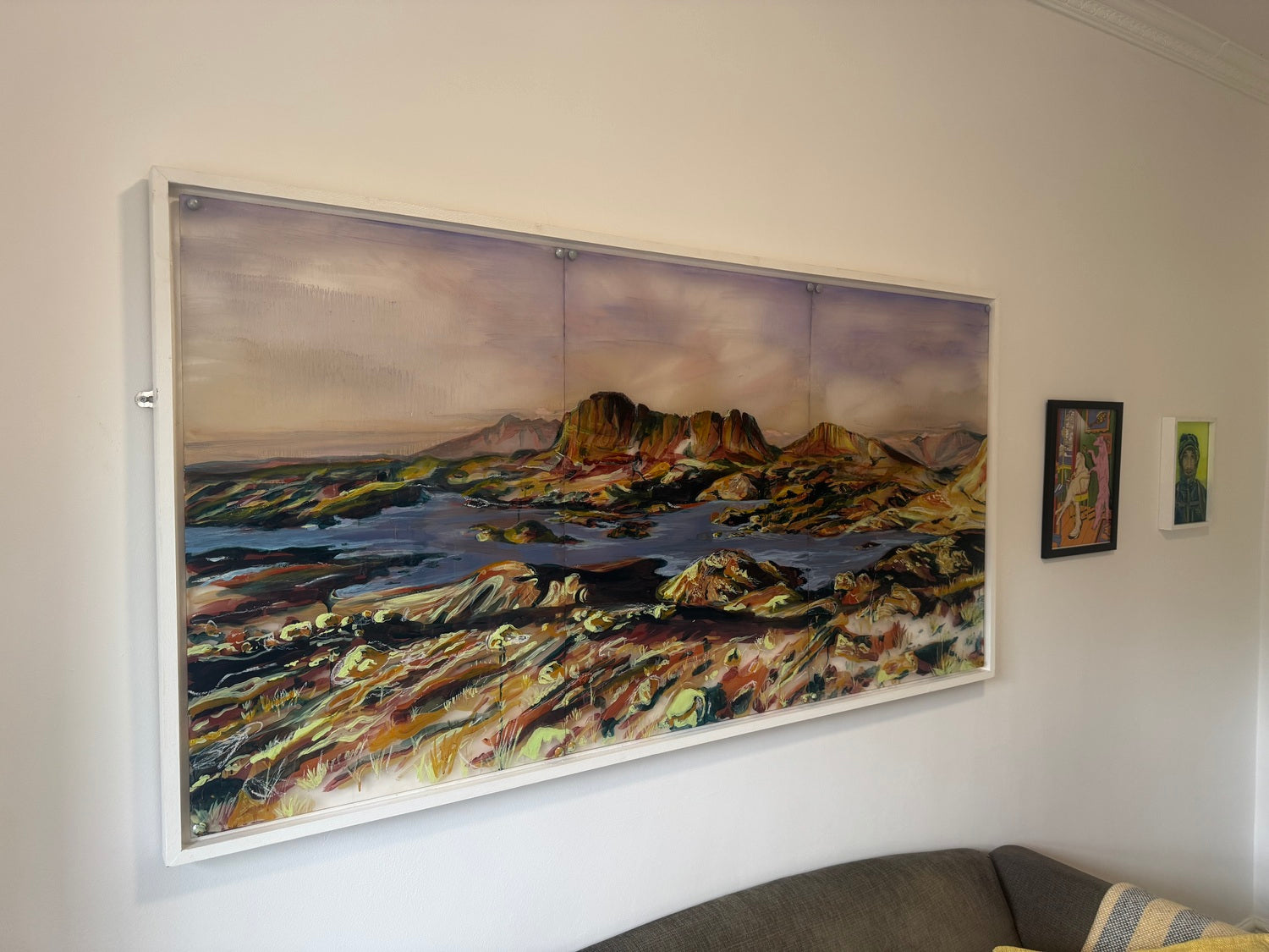 Sunset over Suilven by Gabrielle J Moore, detail 3