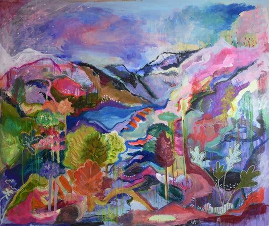 The Trail of Enlightenment by Ruth Bateman, original painting