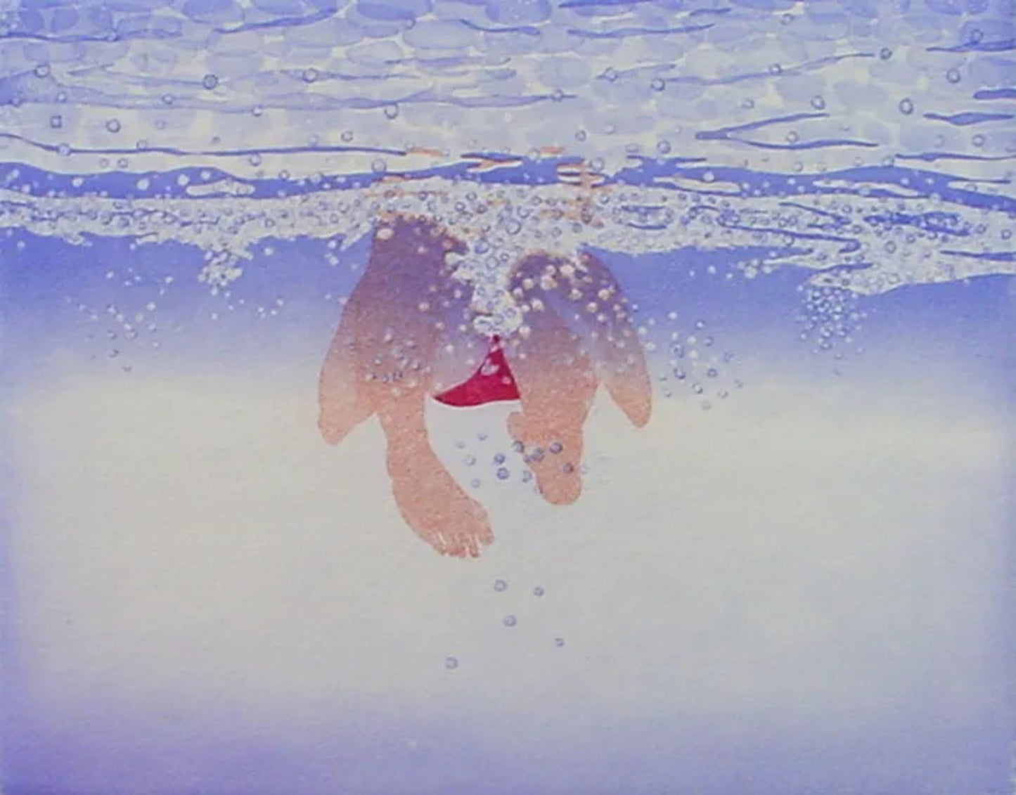 Swim Around II by Emiko Aida, detail 1