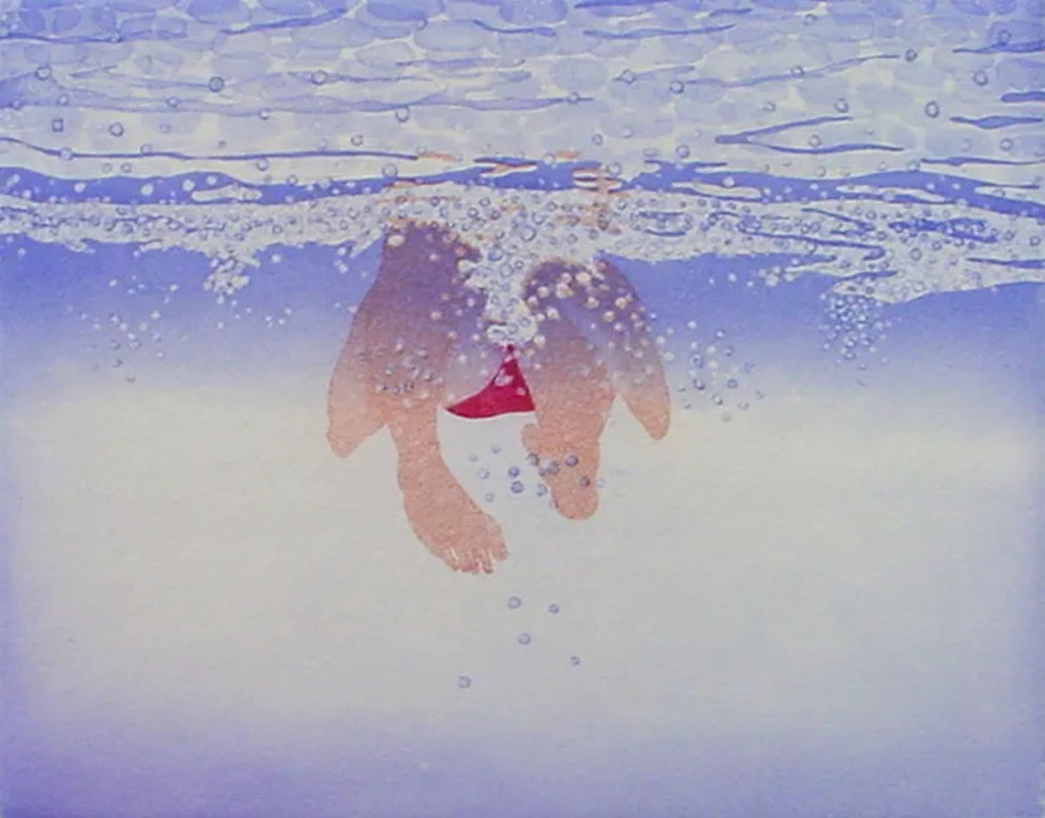 Swim Around II by Emiko Aida, detail 1