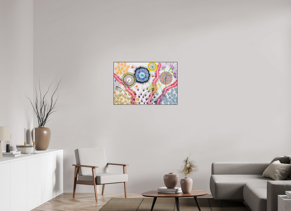 90 x 60 cm, PIGMENT ARTBOX BLACK OAK Digitalis 2