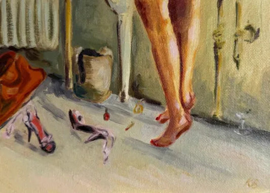 Tiptoe by Katherine Benson, original painting