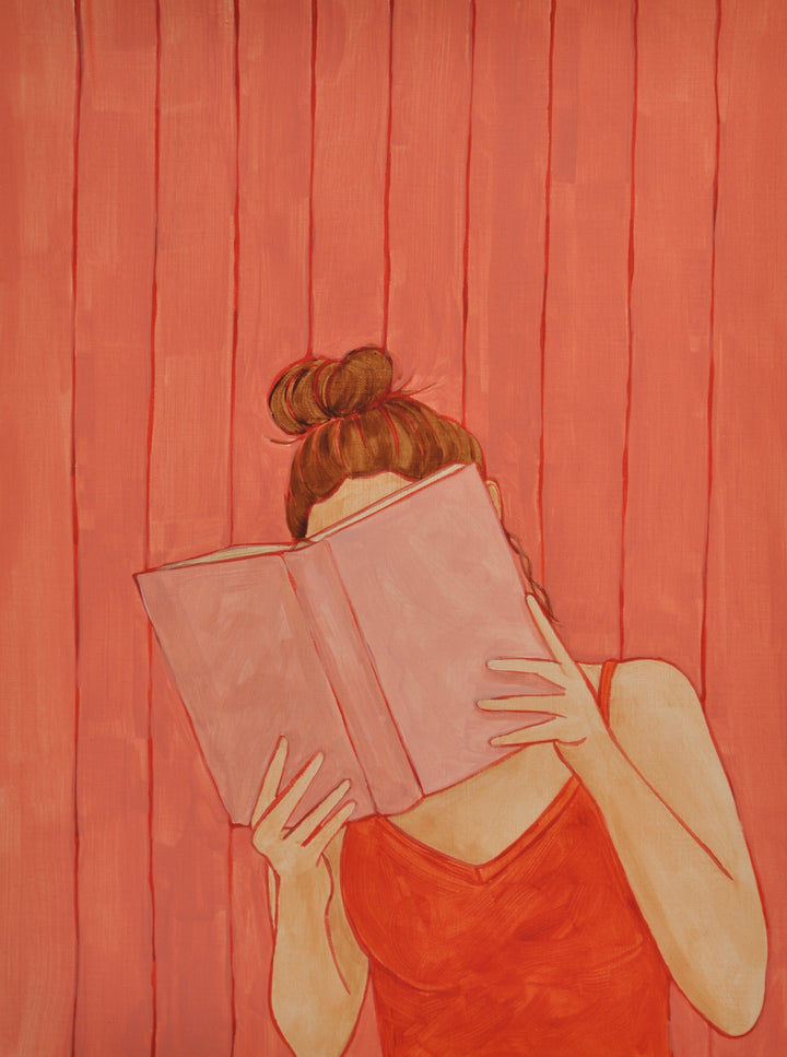 I Can't Put It Down by Julia Blackshaw, original painting