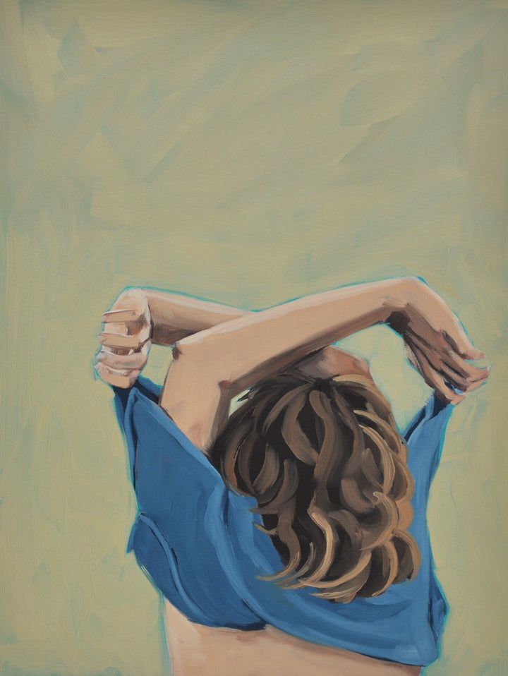 Taking It Off by Julia Blackshaw, original painting