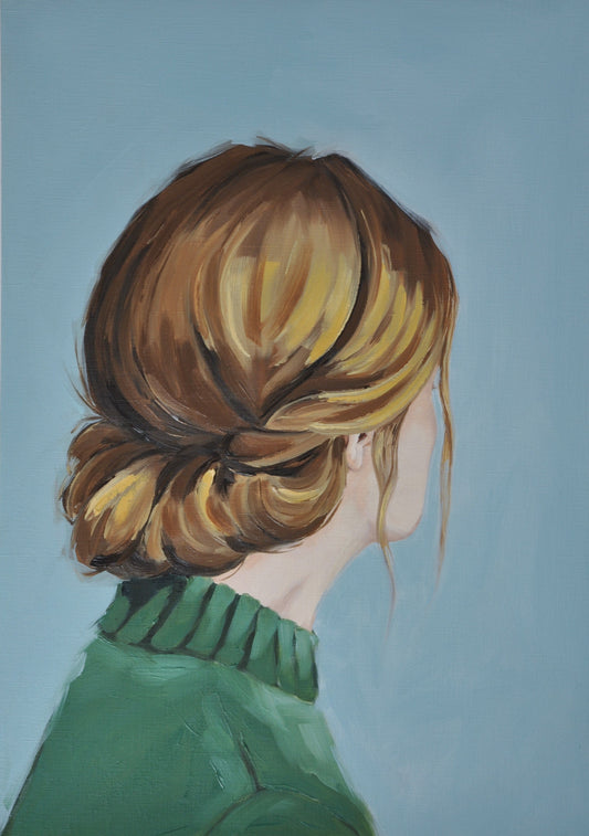 Golden Strands by Julia Blackshaw, original painting