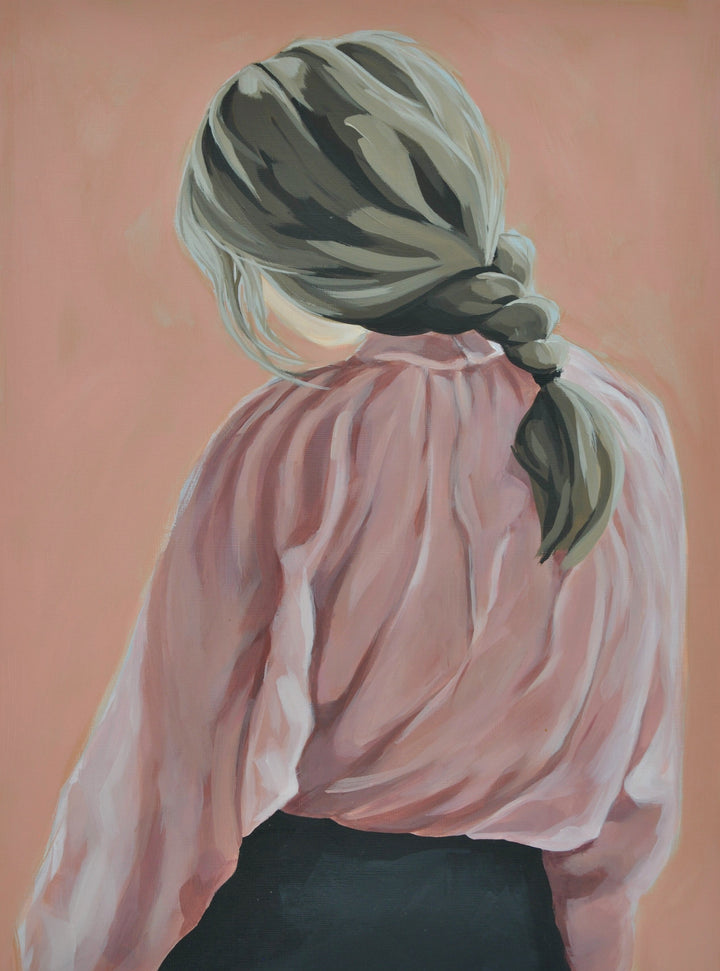 Pink Blouse by Julia Blackshaw, original painting