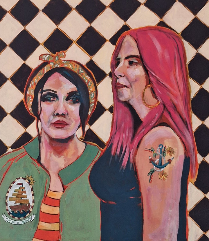 Getting My Head Together by Natalie Chapman, original painting