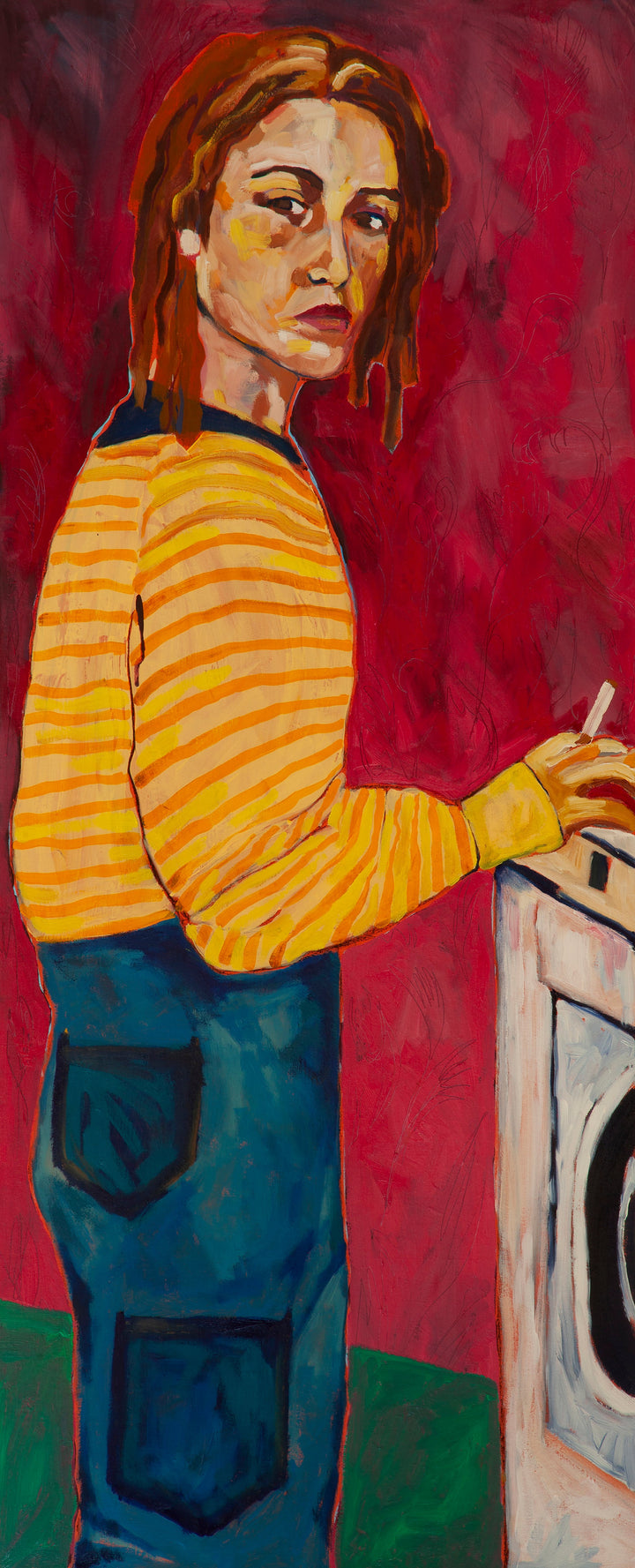 No Country for Weak Men by Natalie Chapman, original painting
