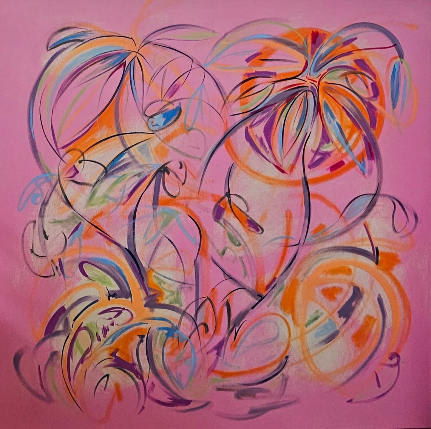 Love Bloom by Sally Green, original painting