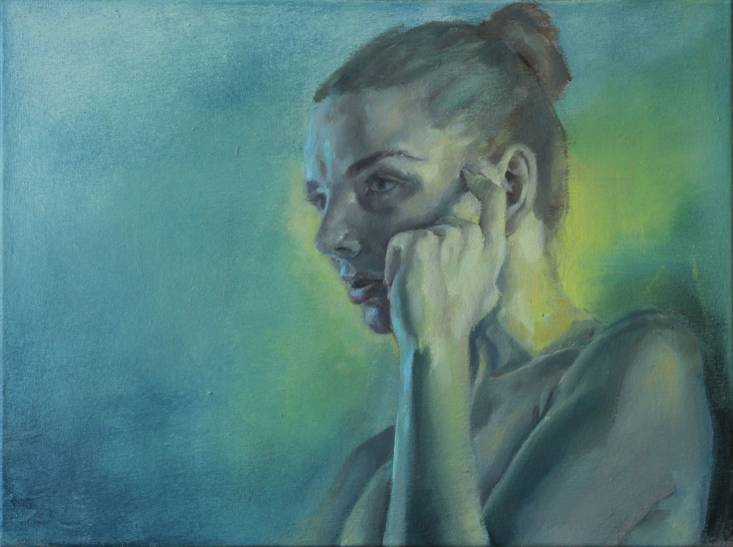 Interference by MK Thomson, original painting