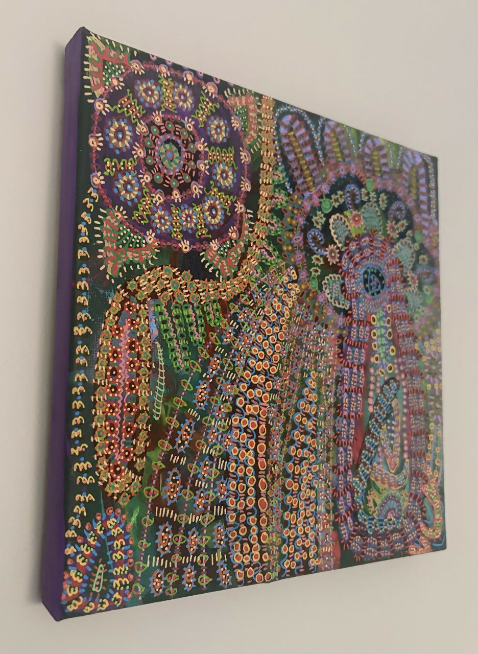 Violent Violets by Emma-Louise Grady, original artwork
