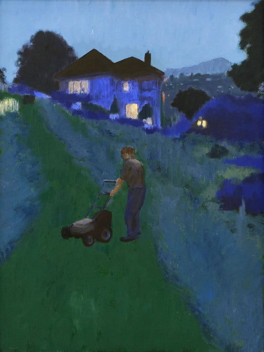 Dream Grass Reality Game by Ed Saye, original painting