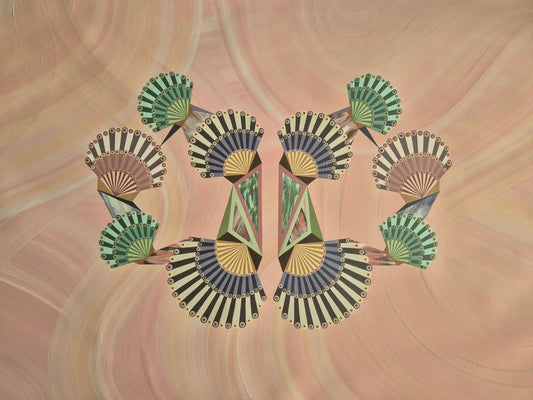 Reflection Wreath 1 by Larissa Virdee, original painting