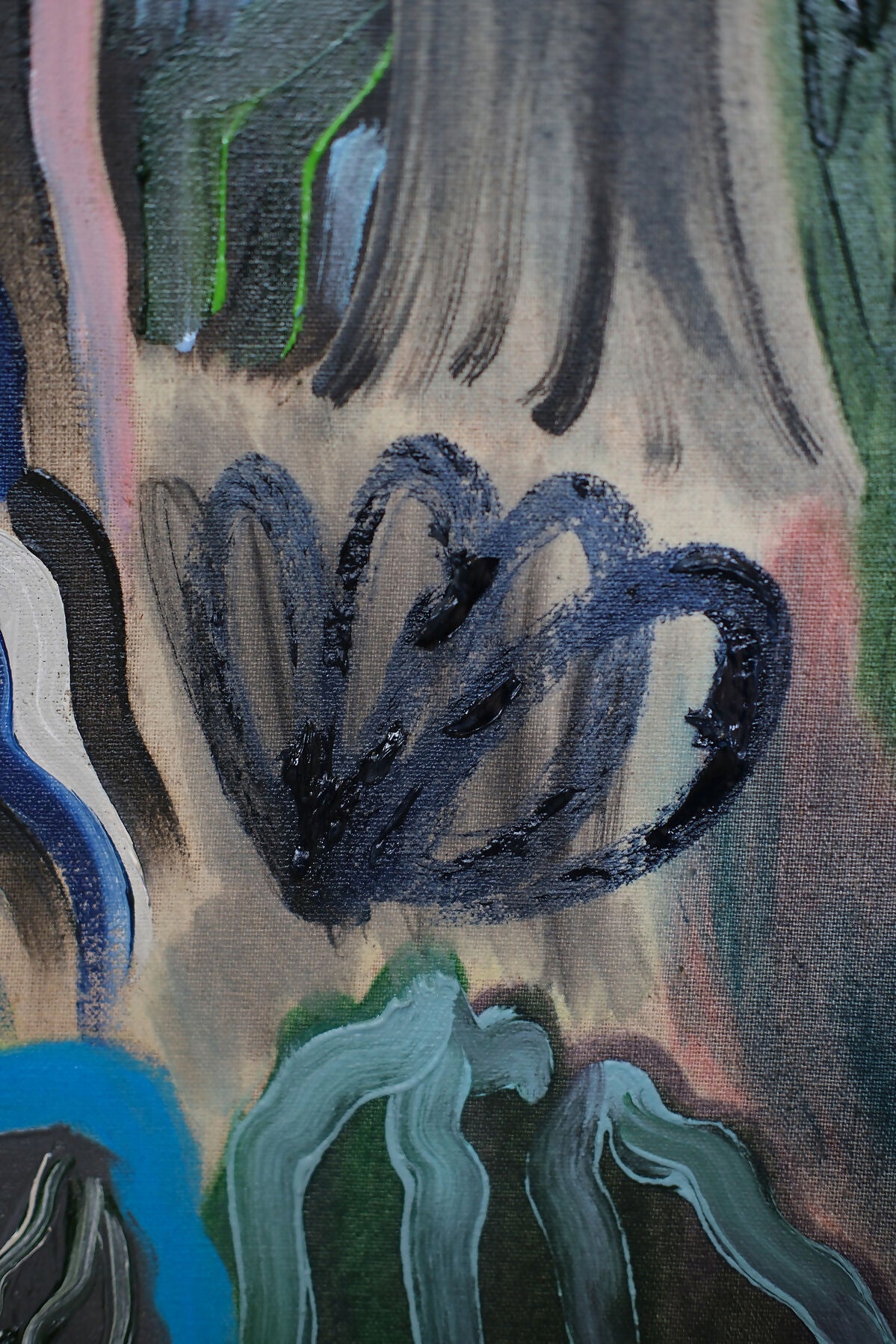 I Have Swallowed Moss and Moon by Sian Egan, original artwork