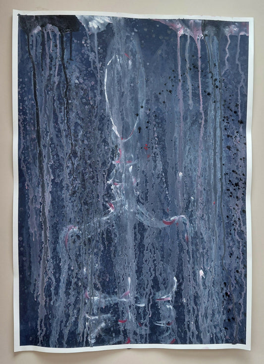 Hidden Figures - Anguish by Vishali Joshi, original artwork