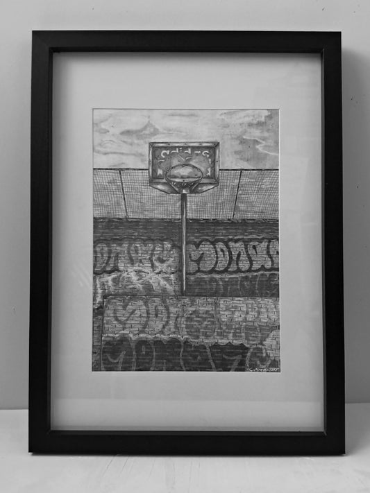 Hoops by Chloe Stevenson, original artwork