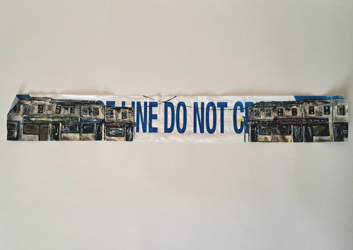 Snitches Get Stitches by Chloe Stevenson, original artwork