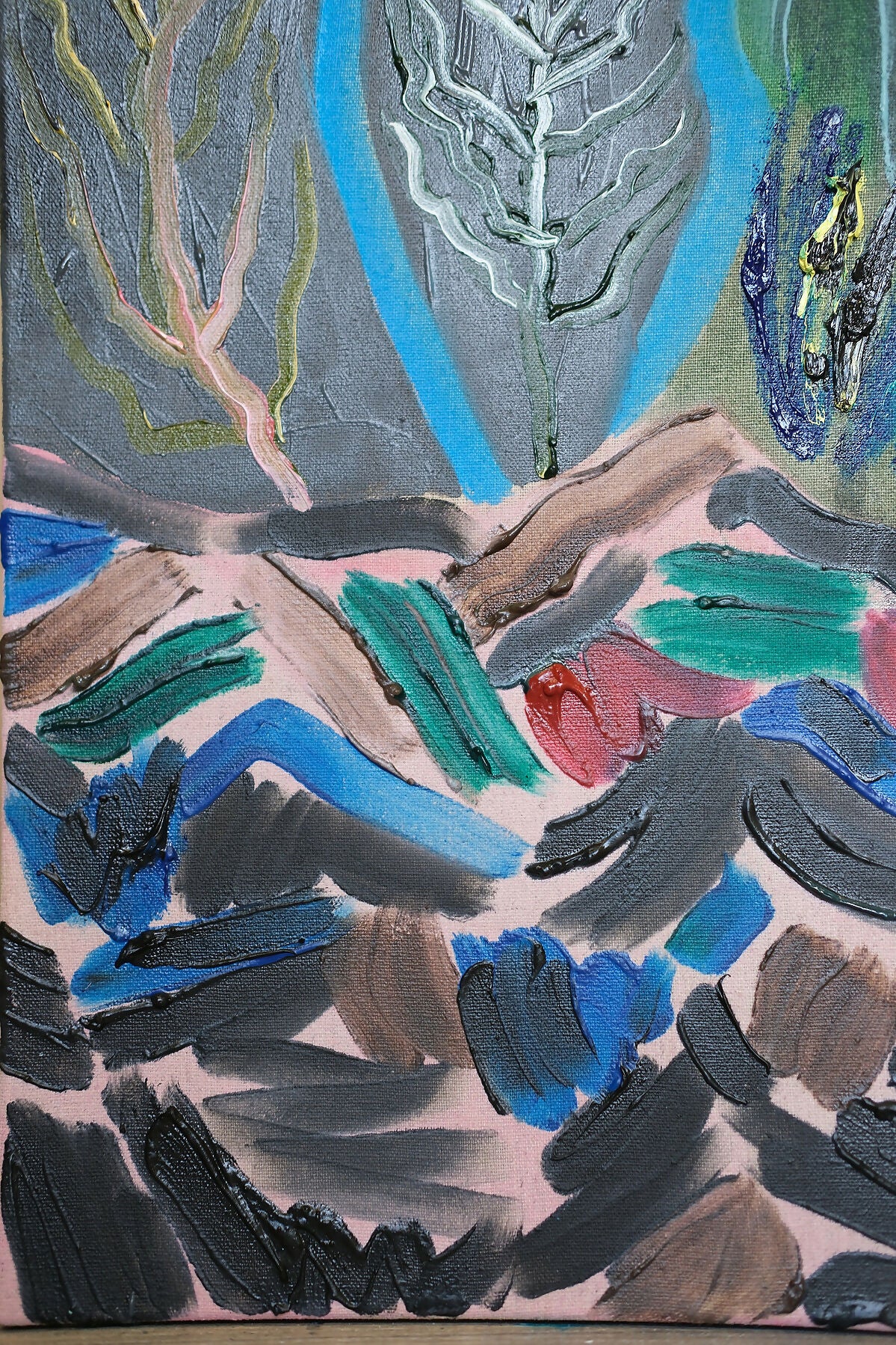 I Have Swallowed Moss and Moon by Sian Egan, original artwork