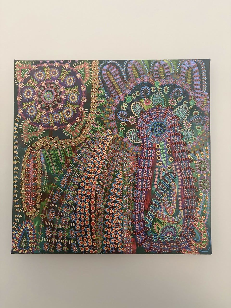 Violent Violets by Emma-Louise Grady, original artwork