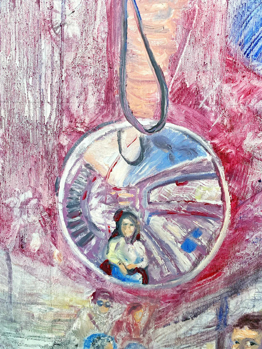 Purple 89 by Anna Li, detail 2