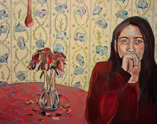 How to Prune a Husband and Other Life Lessons by Natalie Chapman, original painting