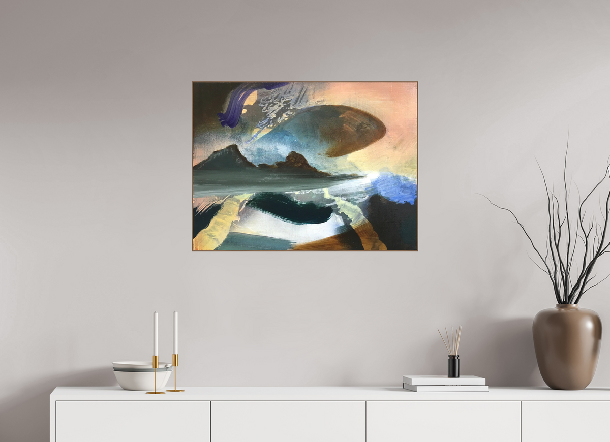 80 x 60 cm, PIGMENT ARTBOX WALNUT Time Lapse Journey