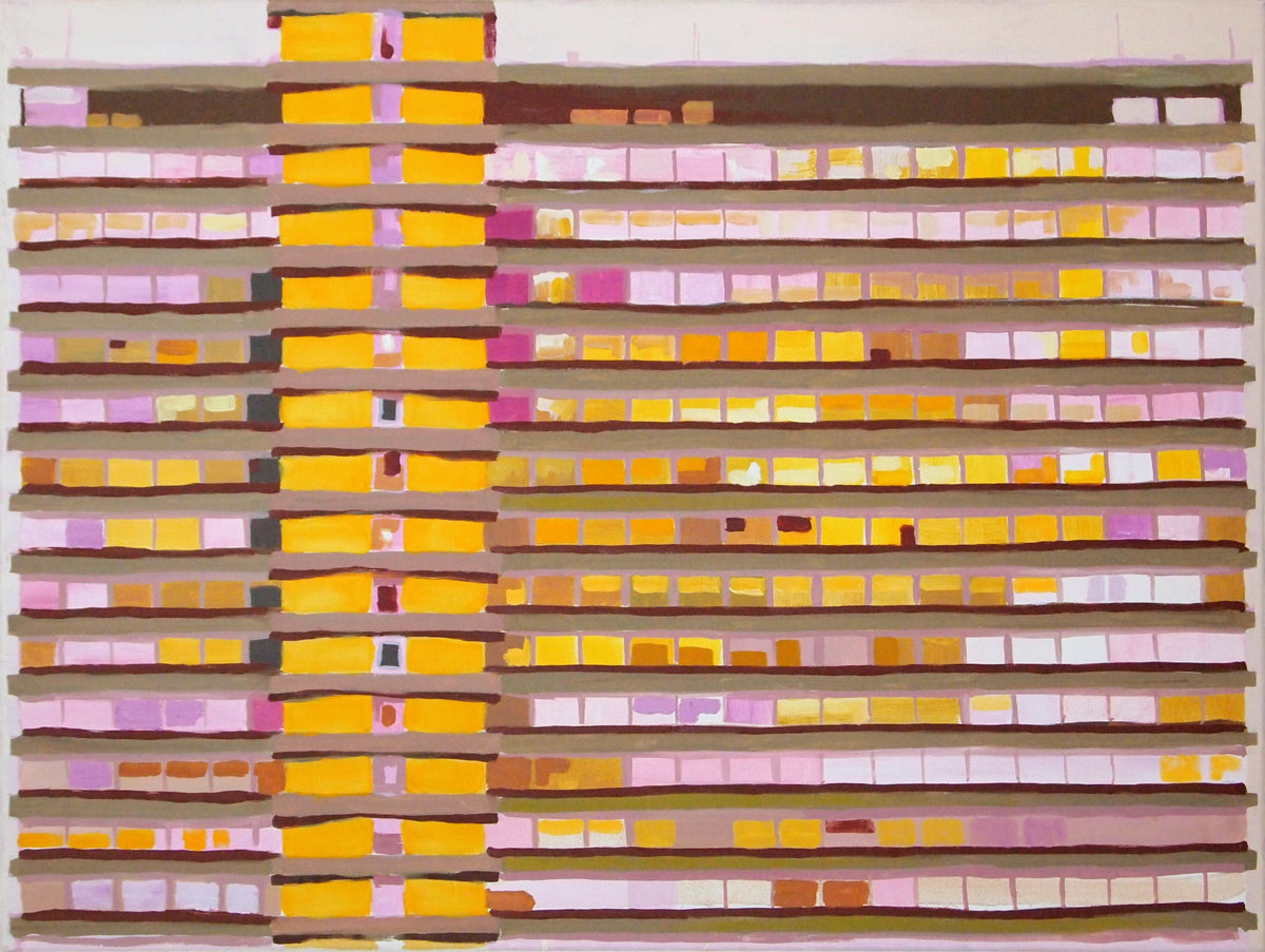 Yellow Tower by Keith Robinson, original artwork