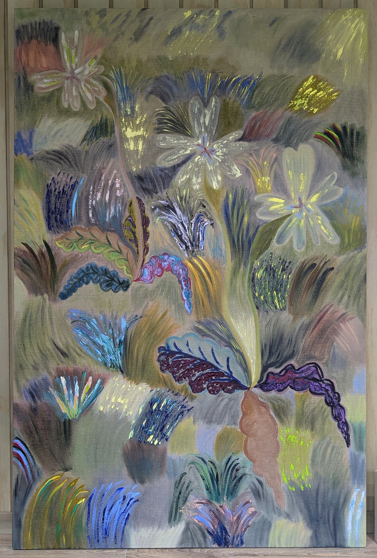 Rising with the Golden Sun  (Wild Primrose) by Sian Egan