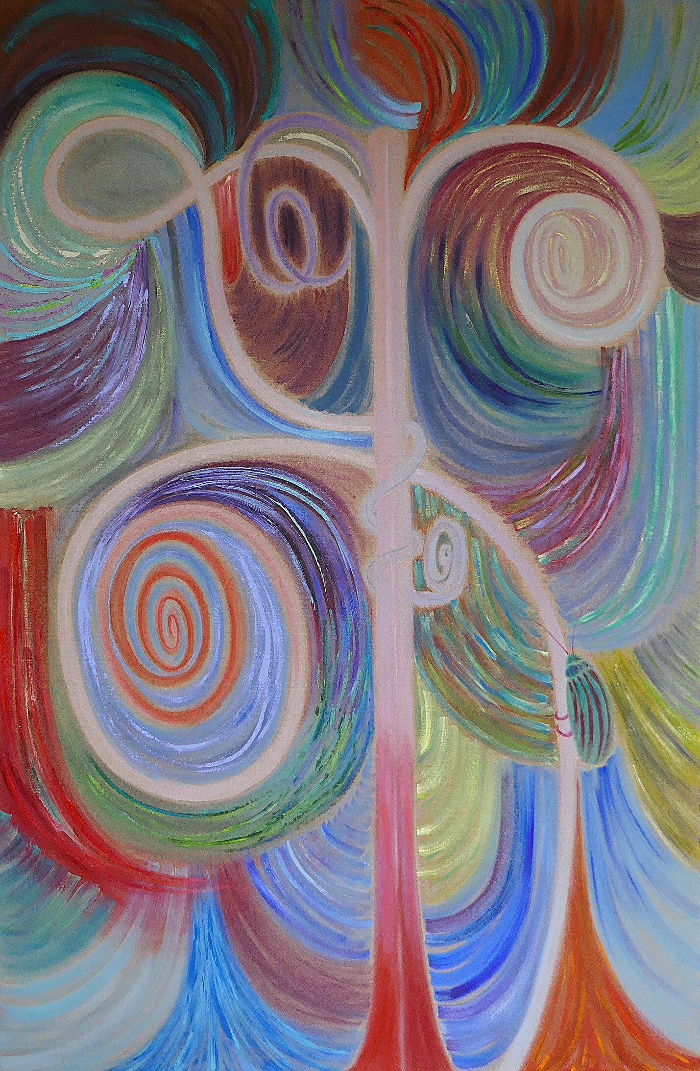 An Ode to the West Wind (Pumpkin Tendrils in Autumn) by Sian Egan