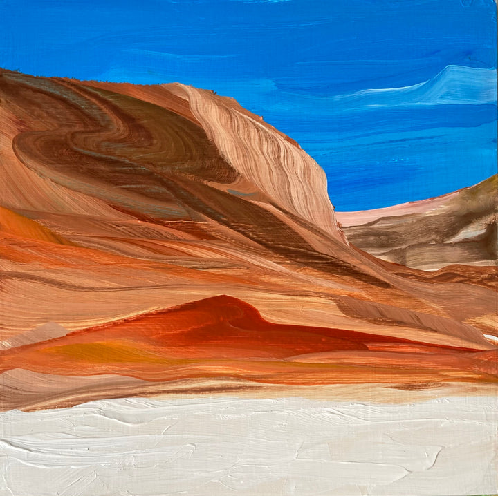 Iron-Red Dunes, Azure-True Sky by Arlene Sharp
