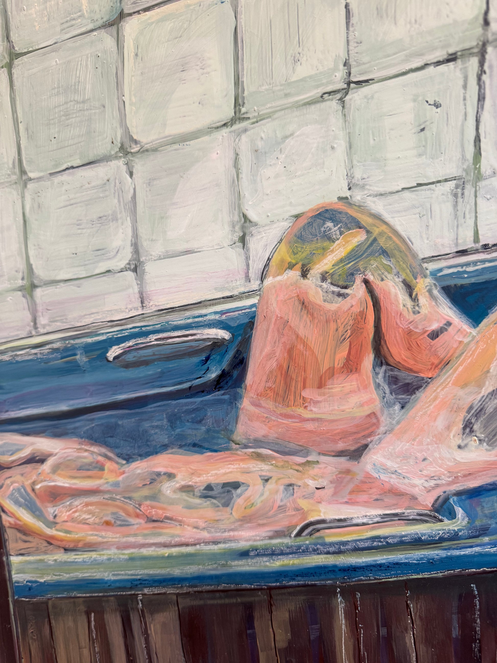 Blue Bathroom by Gabrielle J Moore