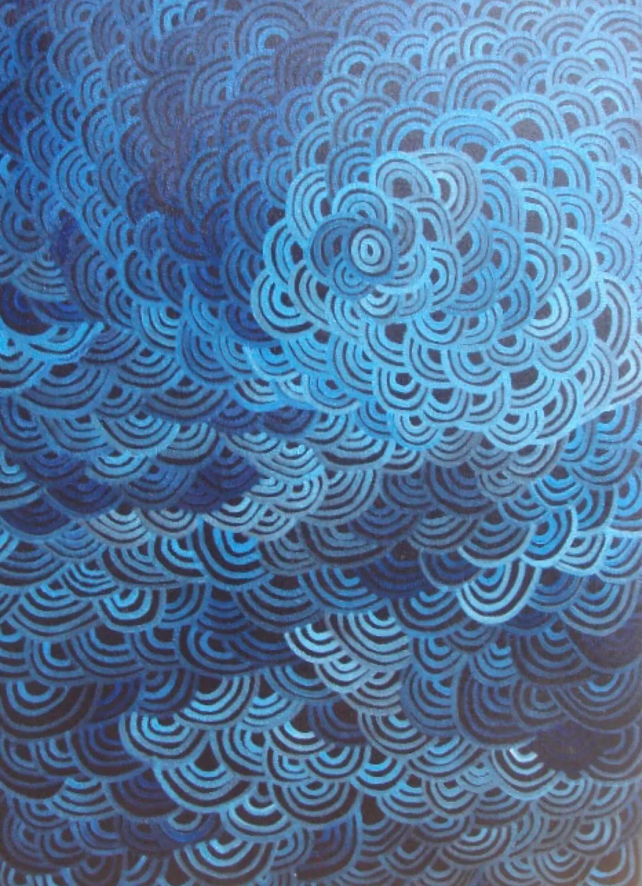 Blue Circles by Coral Churchill