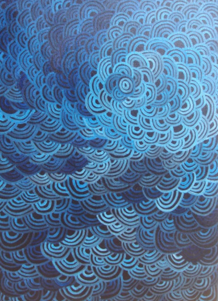 Blue Circles by Coral Churchill
