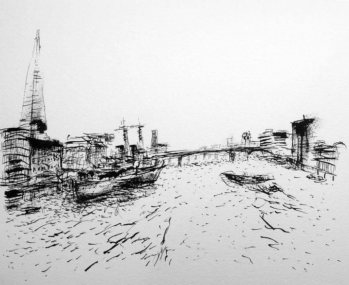 London Drawing 11 (Warhorse) by Stephen Todd