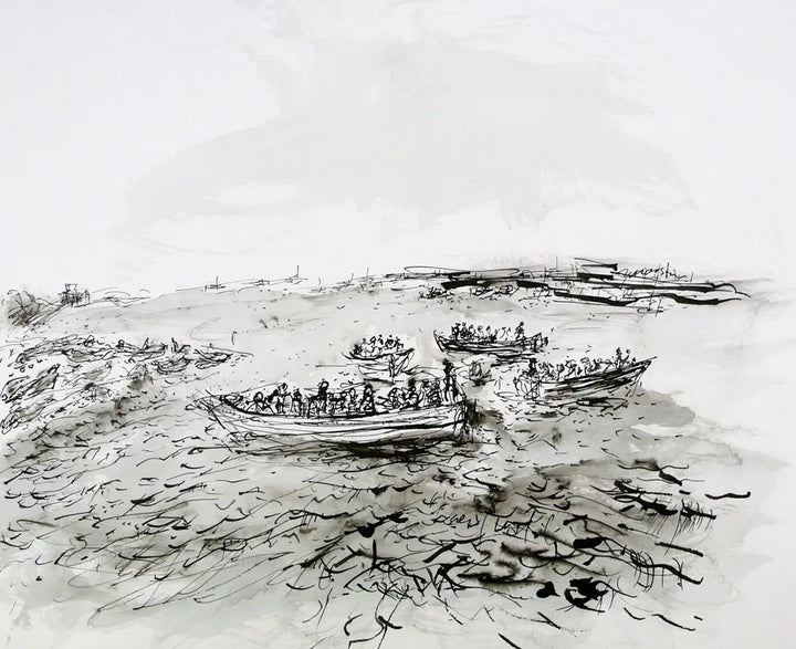 Seal Watching 1 (Blakeney Point - Norfolk) by Stephen Todd