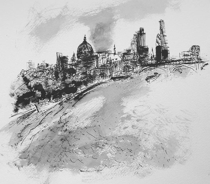 London Drawing 18 (Out of Time) by Stephen Todd