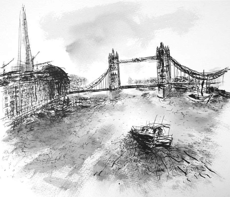London Drawing 22 (Slipstream) by Stephen Todd