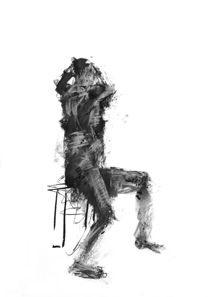 Agitation (Life Drawing) by Stephen Todd